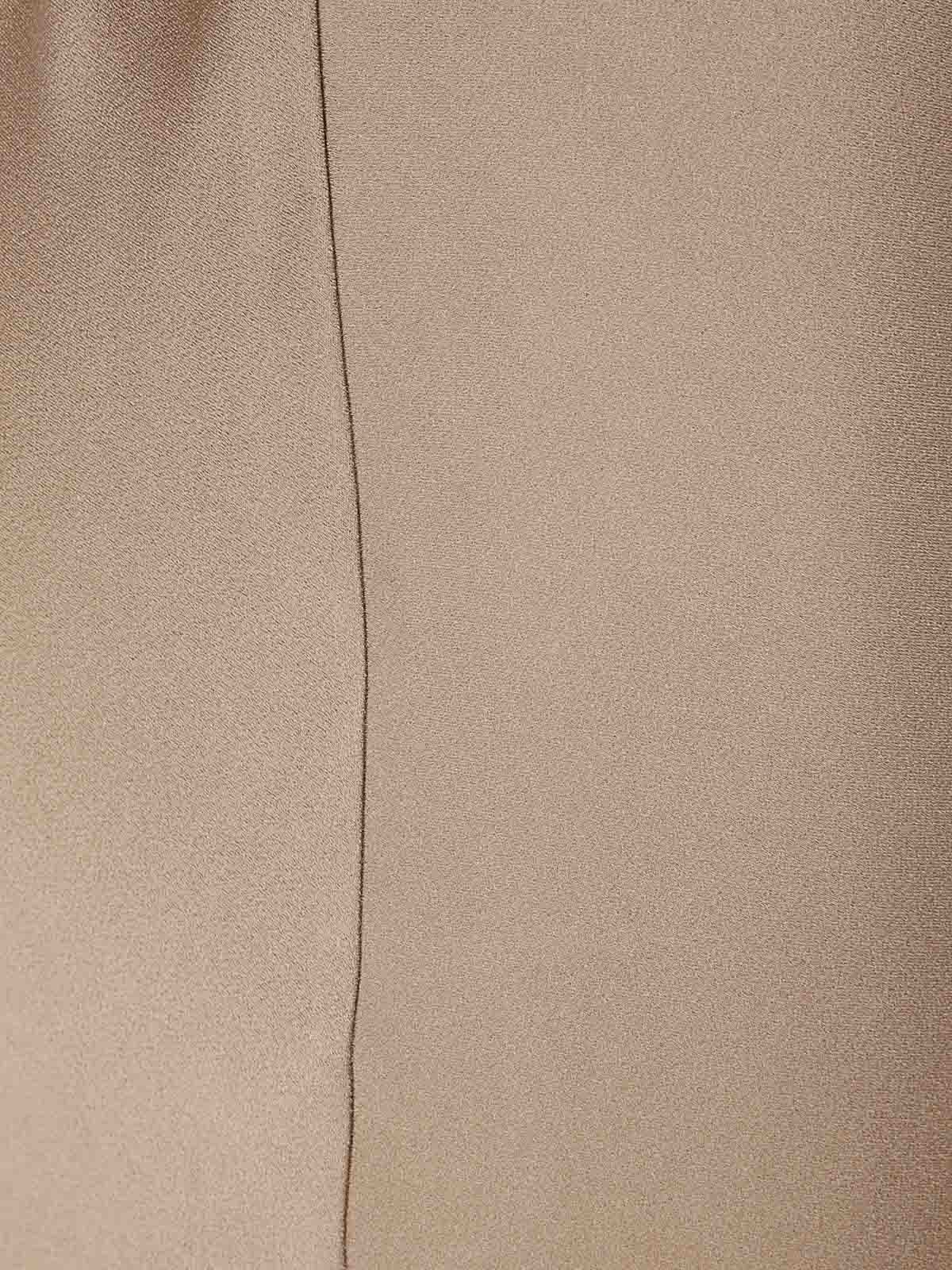 Antonelli Elastic Pleated Midi Skirt In Nude & Neutrals