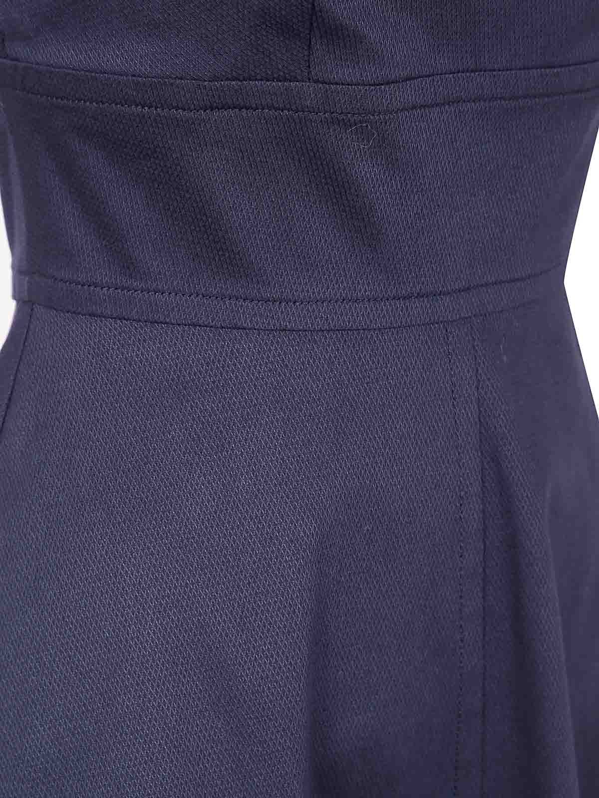 Aspesi Flare Midi Dress In Blue