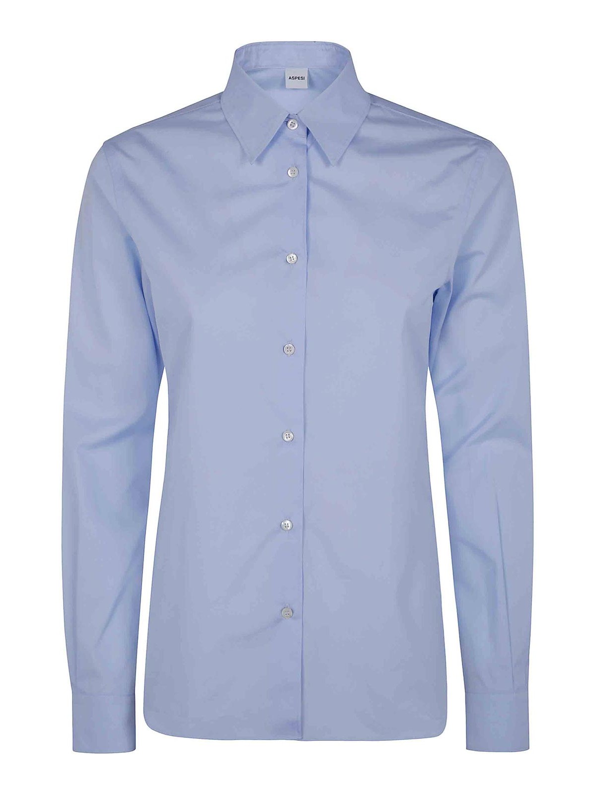 Aspesi Classic Longsleeves Shirt In Blue
