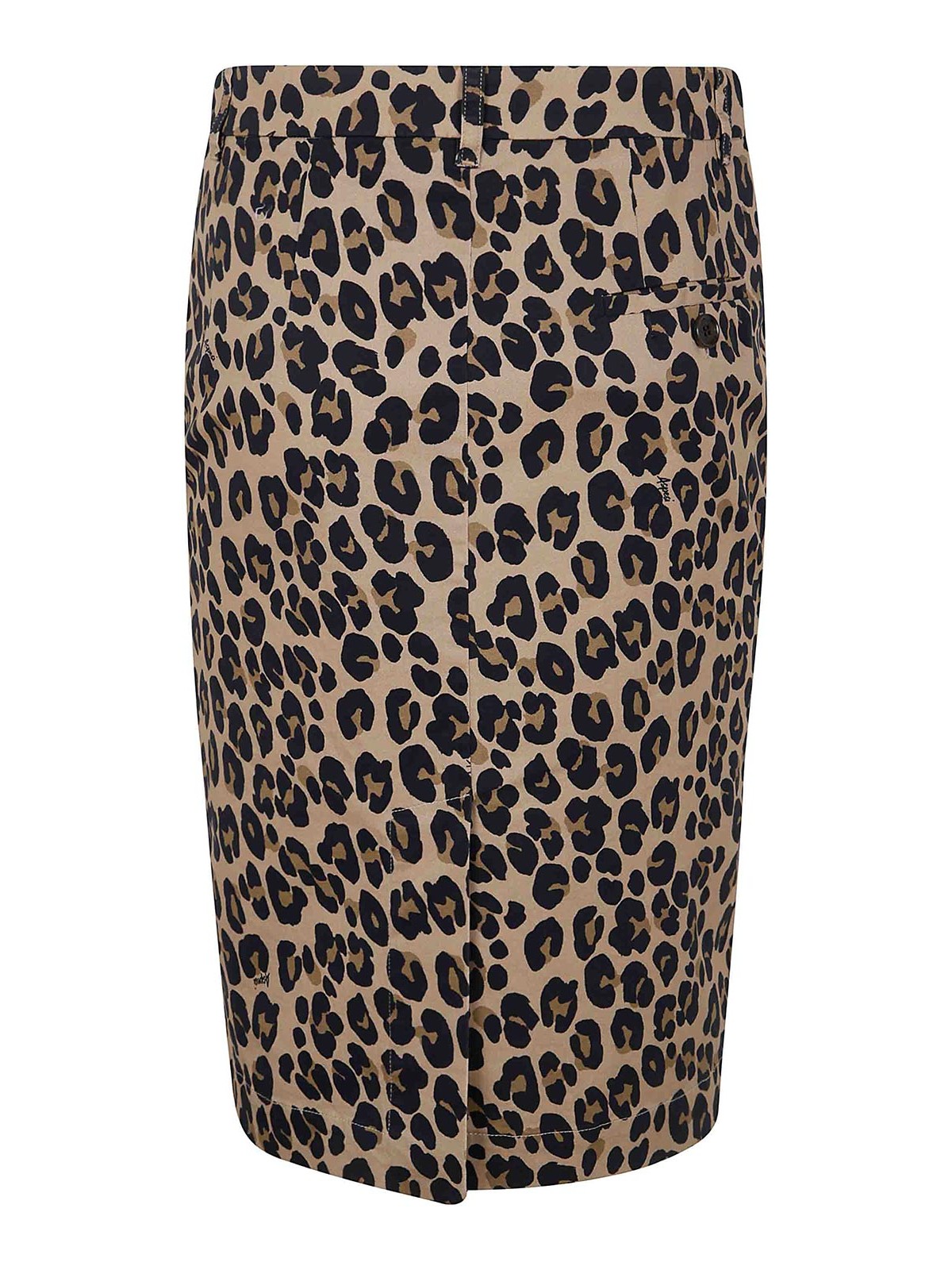 Aspesi Midi Skirt In Brown