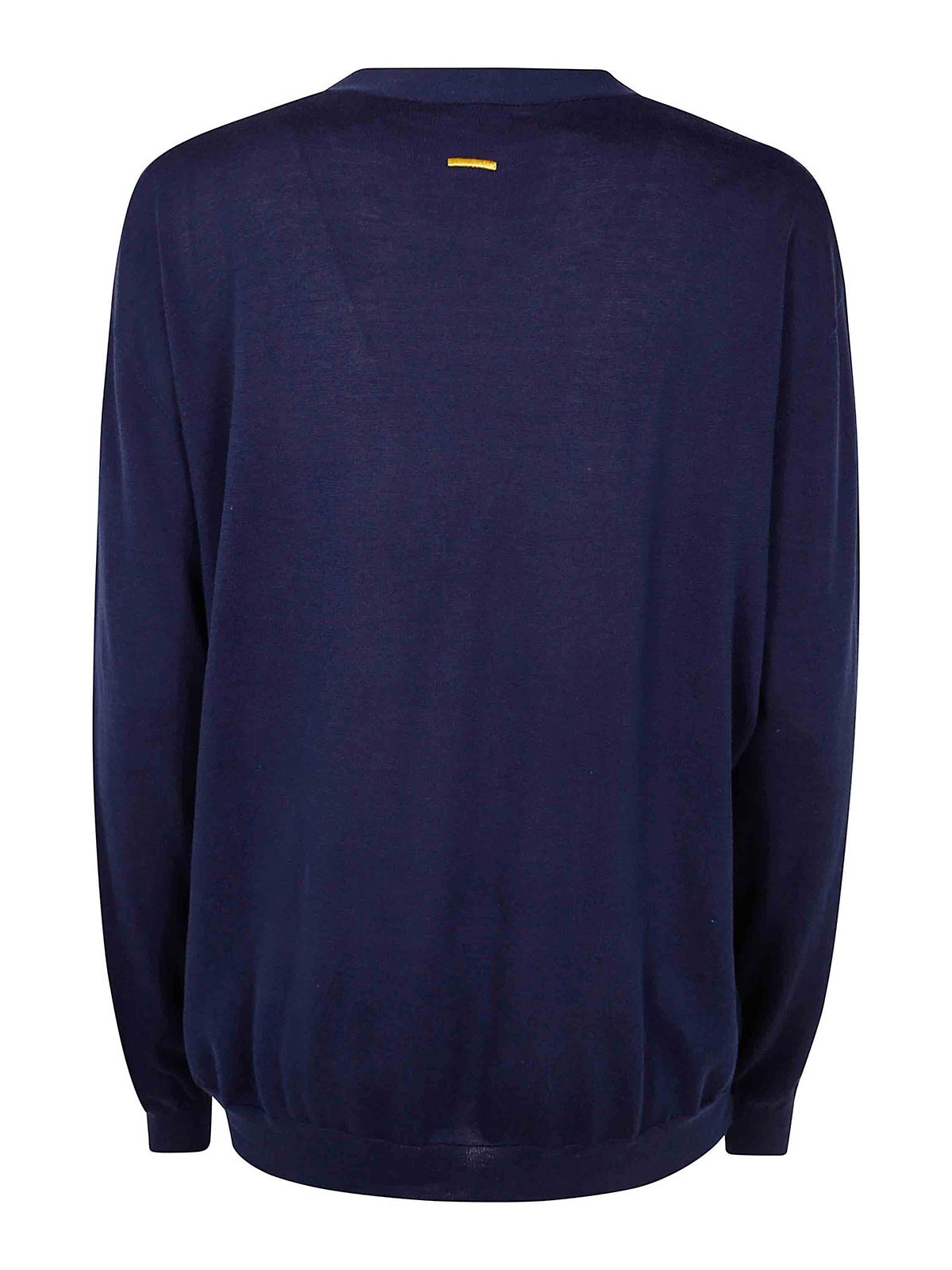 Aspesi Classic Cardigan In Blue