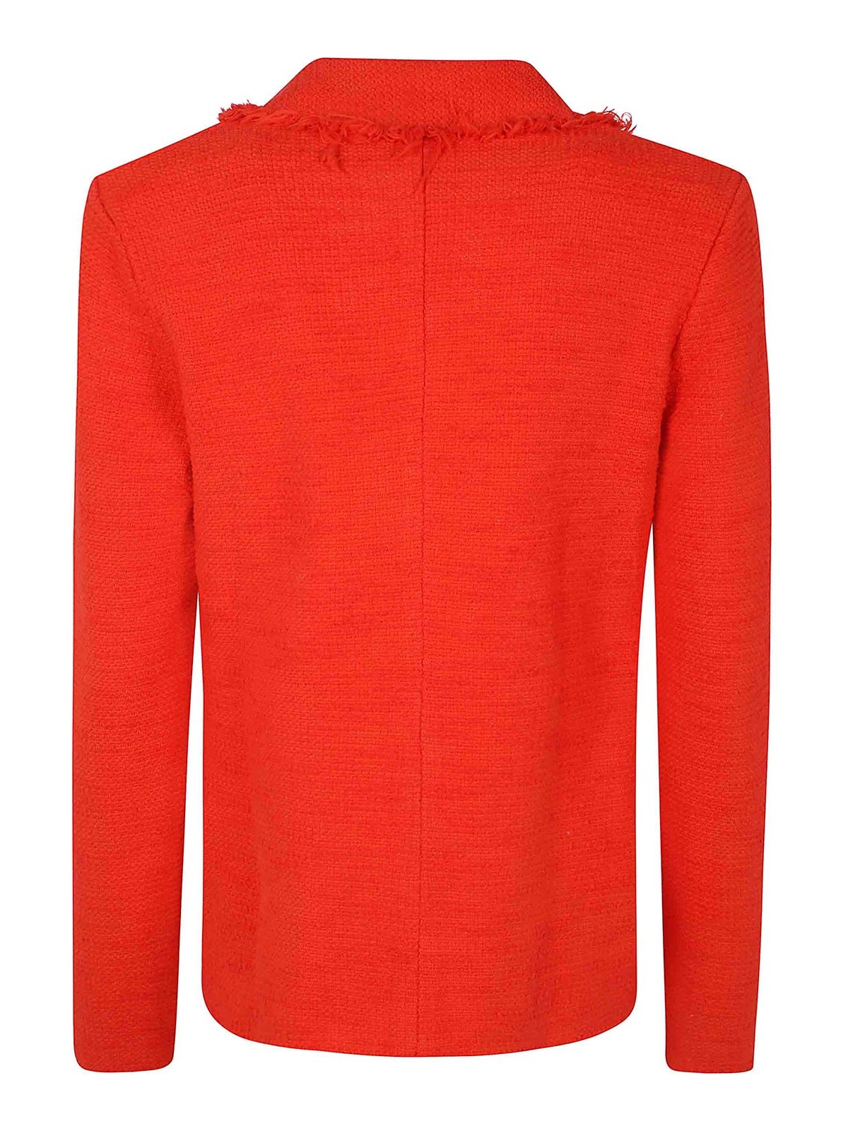 Baserange Double Breast Classic Jacket In Red