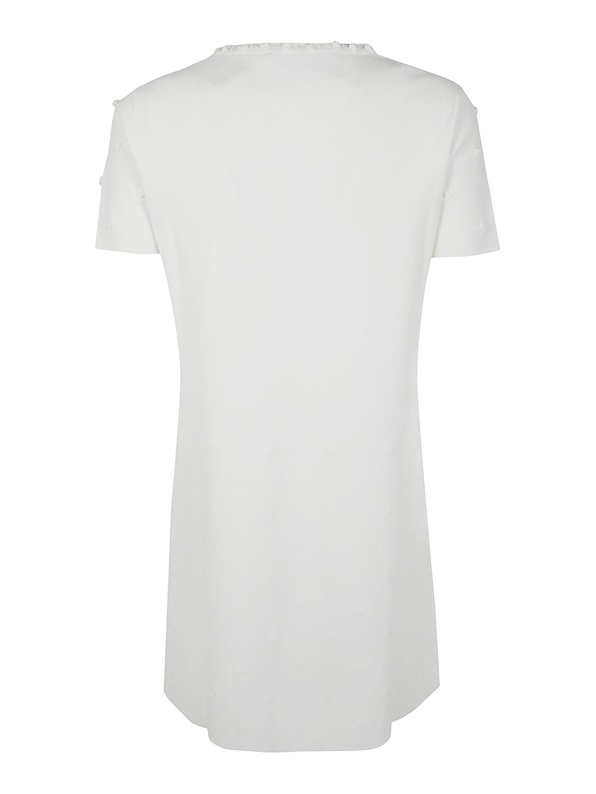 Blugirl Ecs Roses Application Twig Dress In White