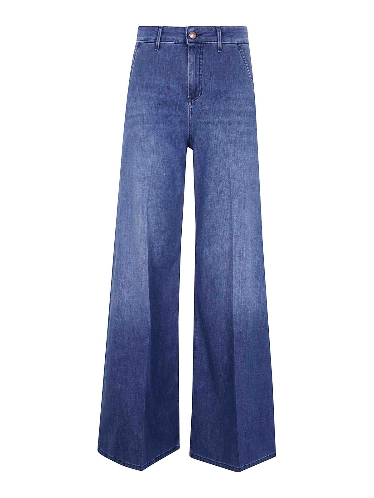 Cigala's Wide Leg Medium Palace Jeans In Blue