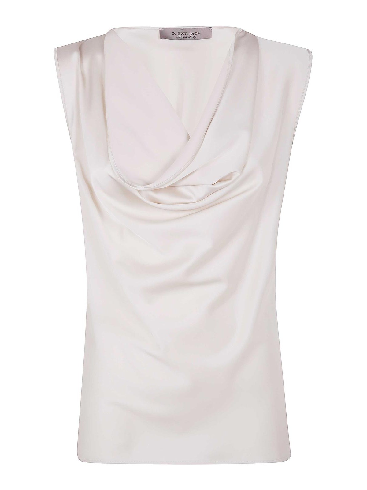 Shop D Exterior Satin Top In White