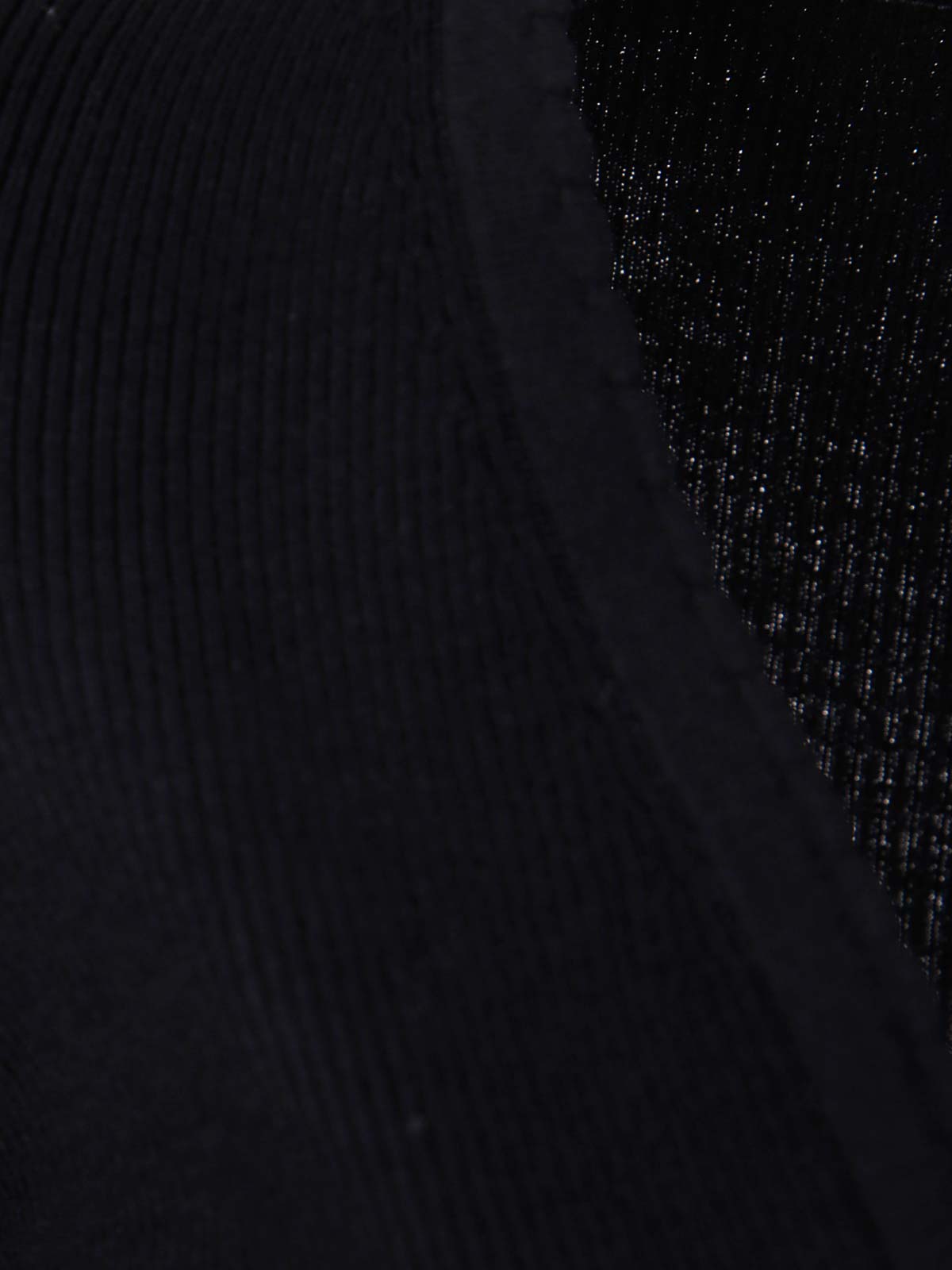 Elisabetta Franchi V Neck Knit Sweater In Black