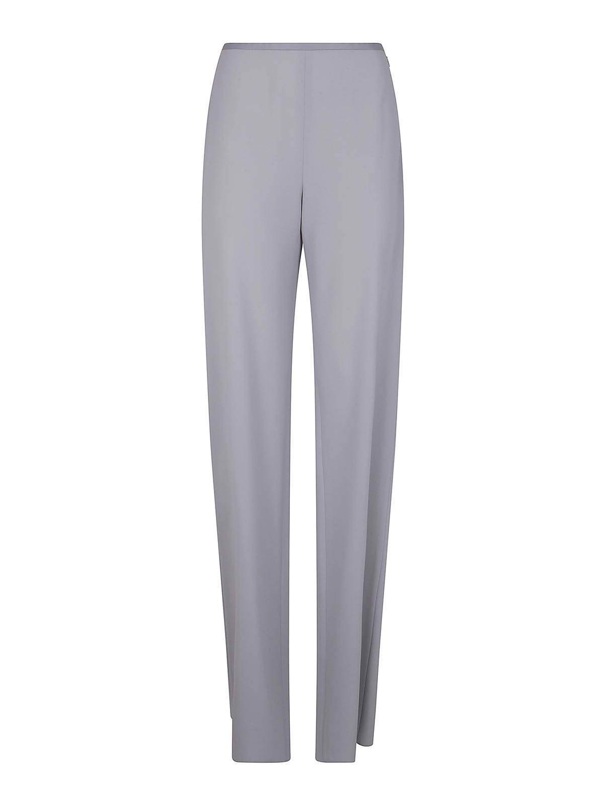 Emporio Armani Cady Trousers In Nude & Neutrals