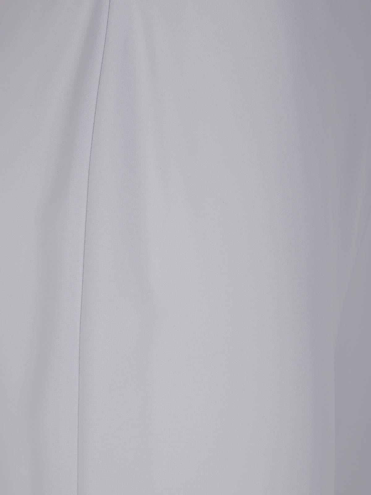 Emporio Armani Cady Trousers In Nude & Neutrals