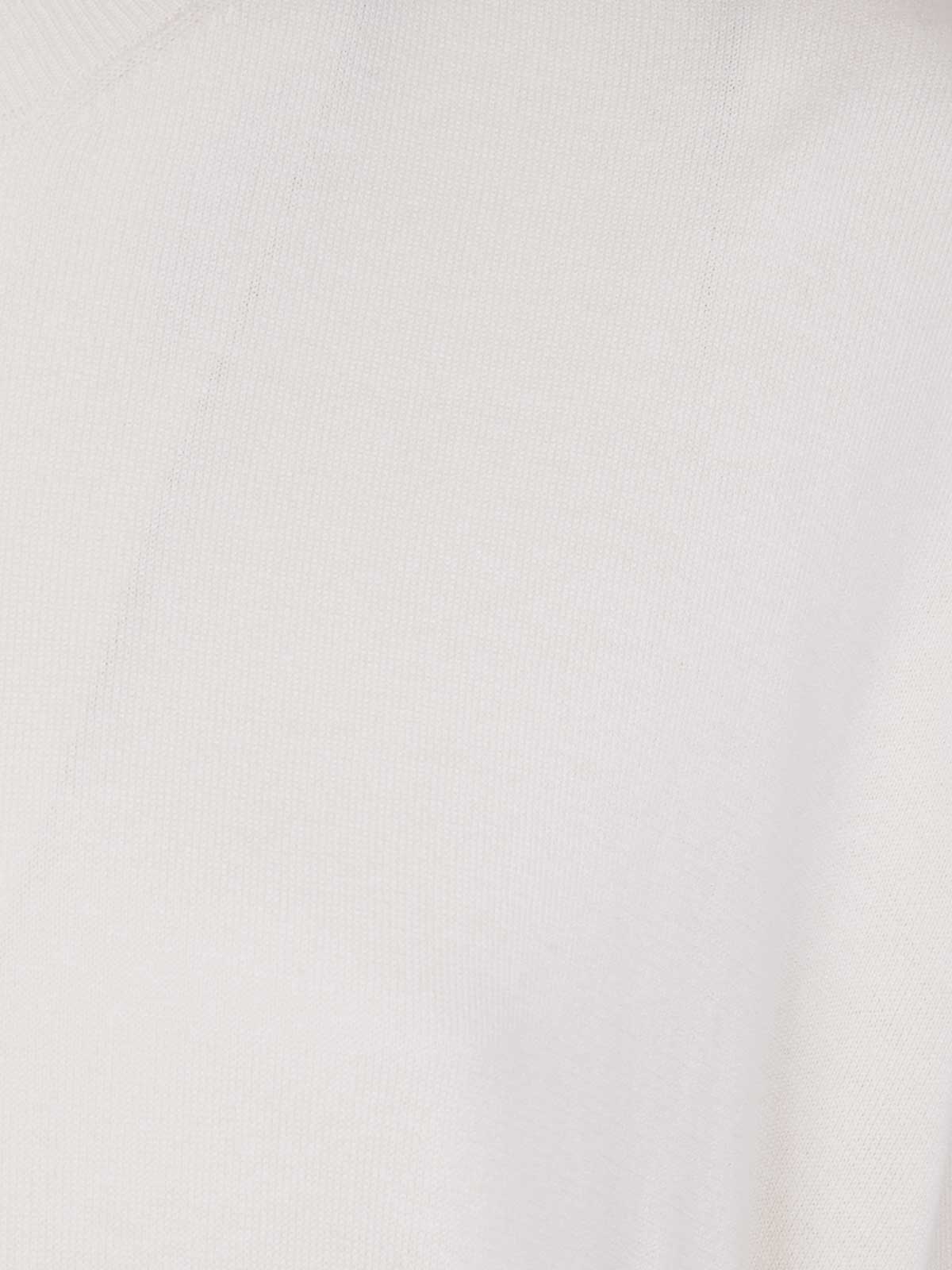 Gentryportofino Knit Sweater Round Neck In White