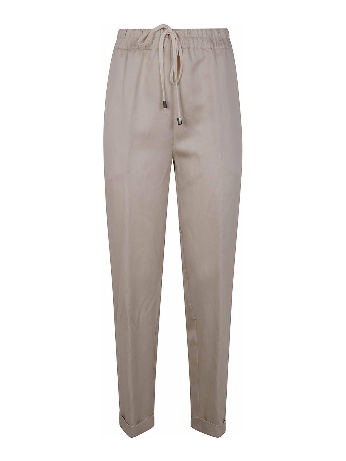 Gentryportofino Woven Pant In Nude & Neutrals