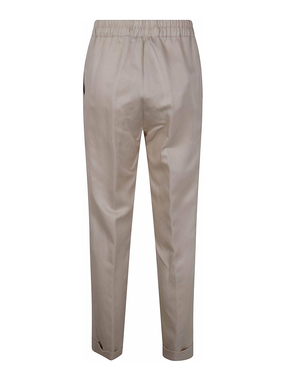 Gentryportofino Woven Pant In Nude & Neutrals