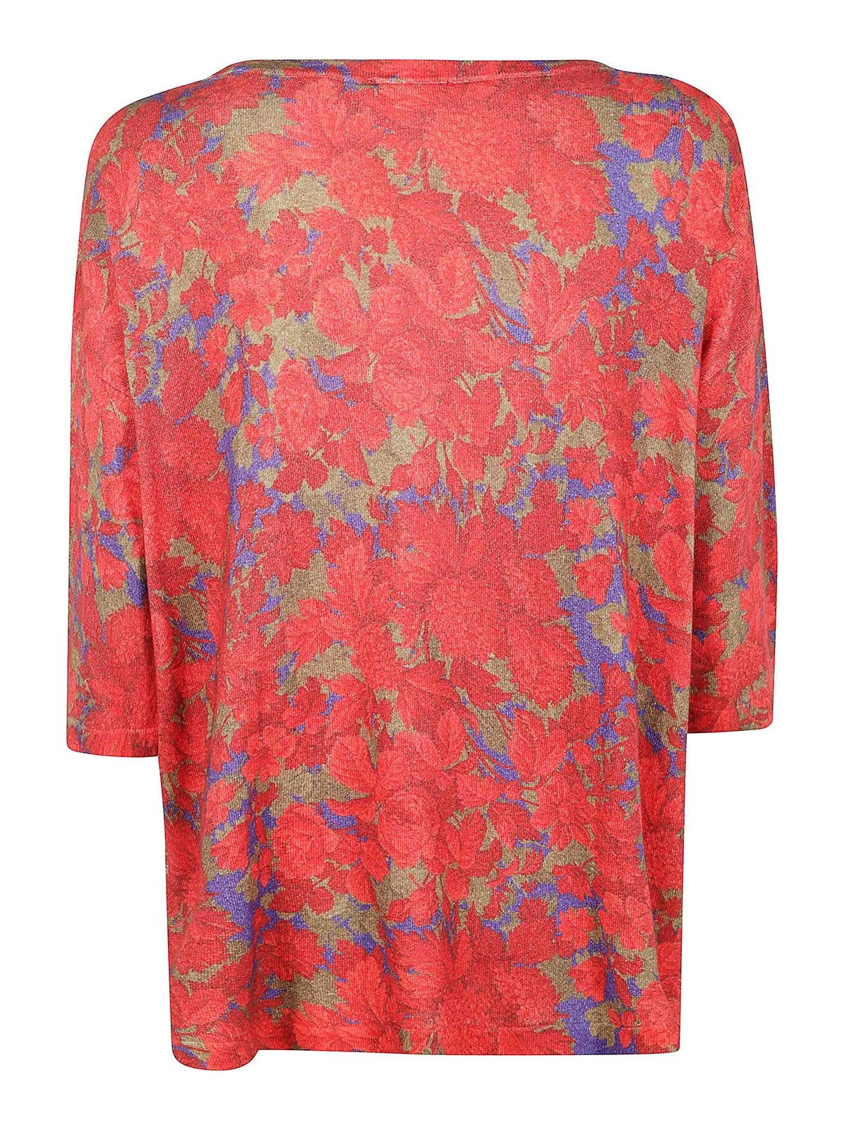 In Bed With You Squared Round Neck Sweater In Red