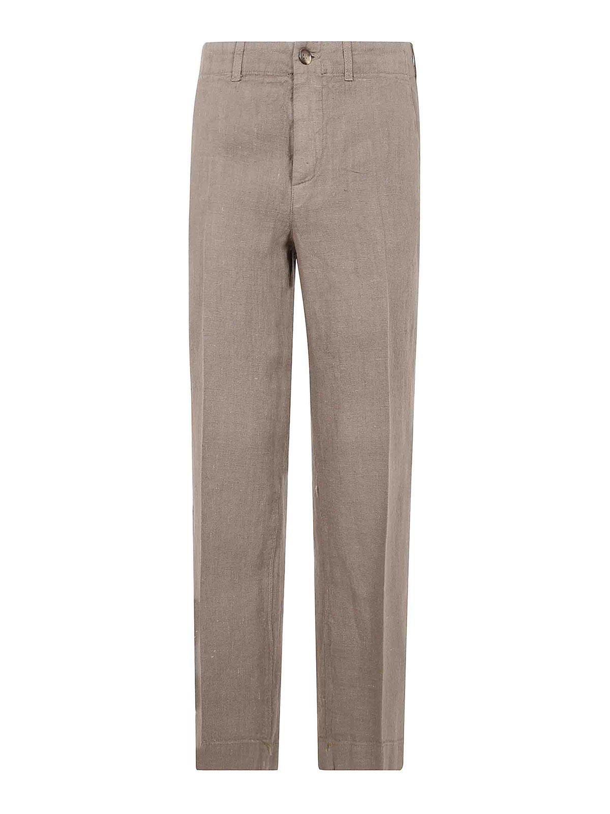 Kiltie Parigi Trousers In Brown