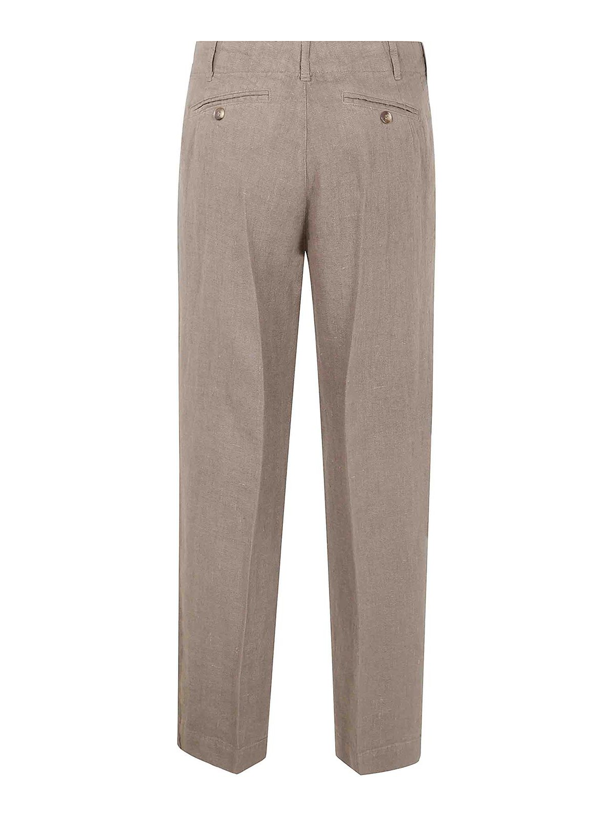 Kiltie Parigi Trousers In Brown