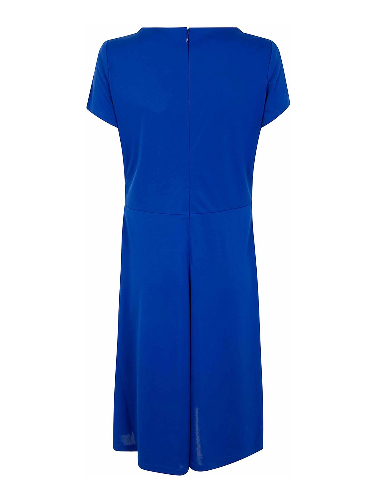 Ralph Lauren Classic Elastic Trousers With Zip In Front In Blue