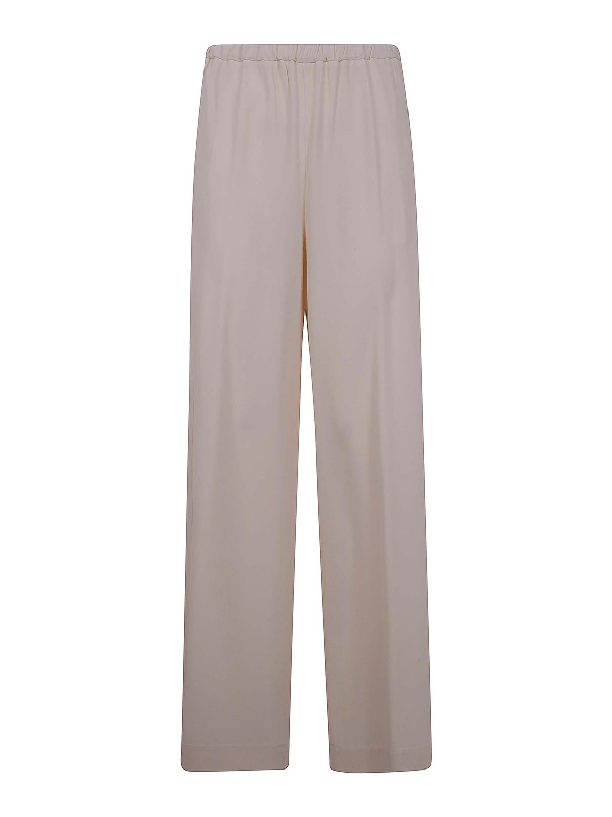 Liviana Conti Elastic-waist Wide-leg Trousers In Grey