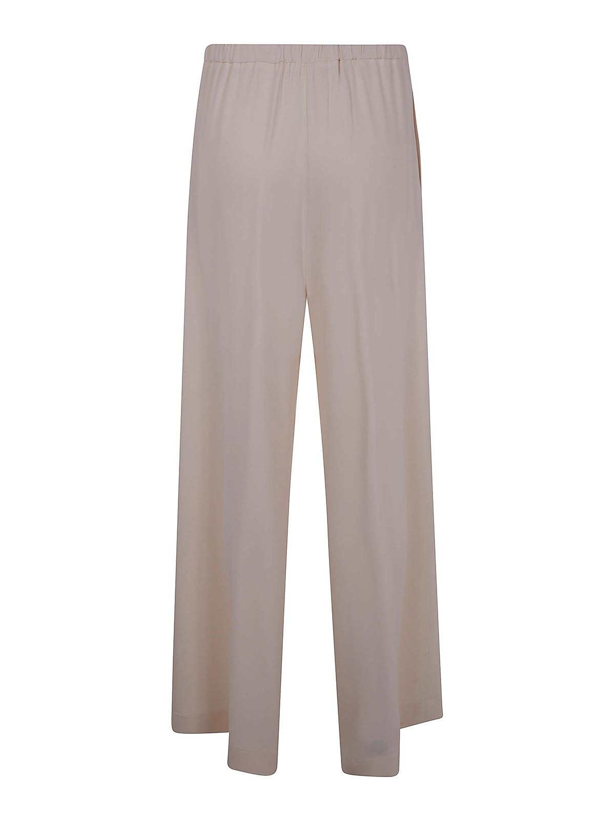 Liviana Conti Elastic-waist Wide-leg Trousers In Grey