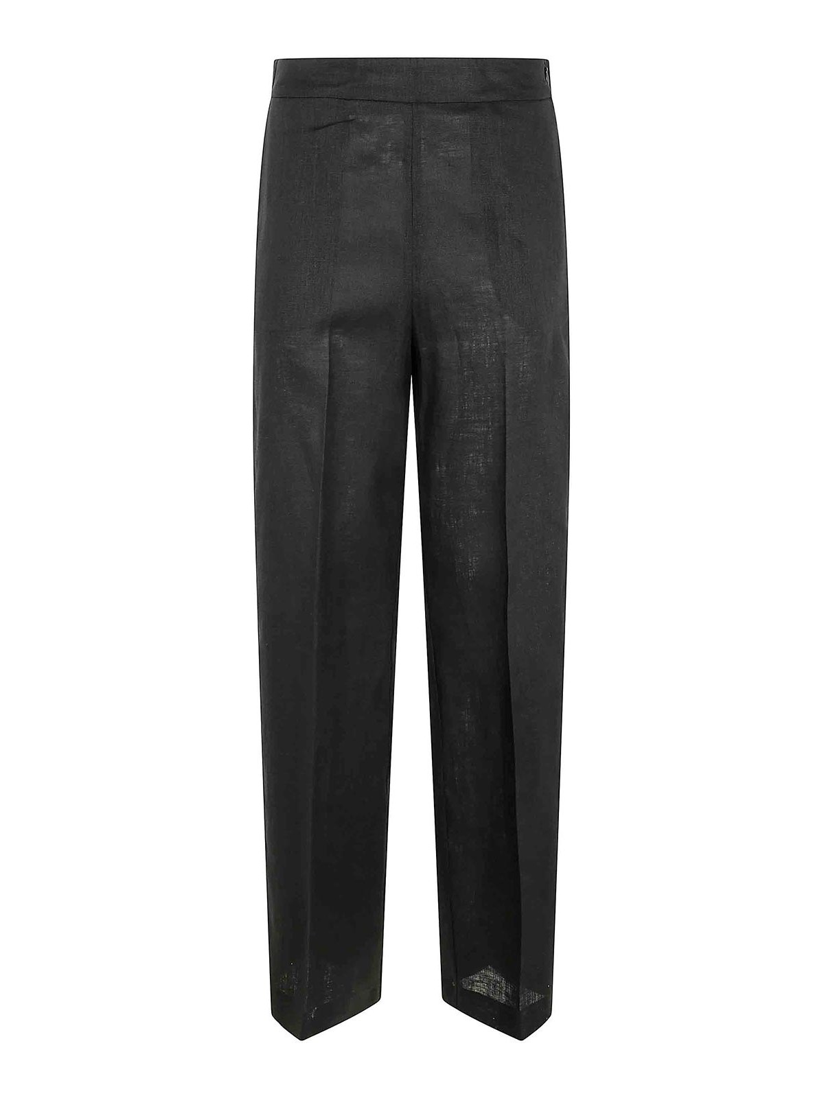 Liviana Conti Elastic Waist Pants In Black