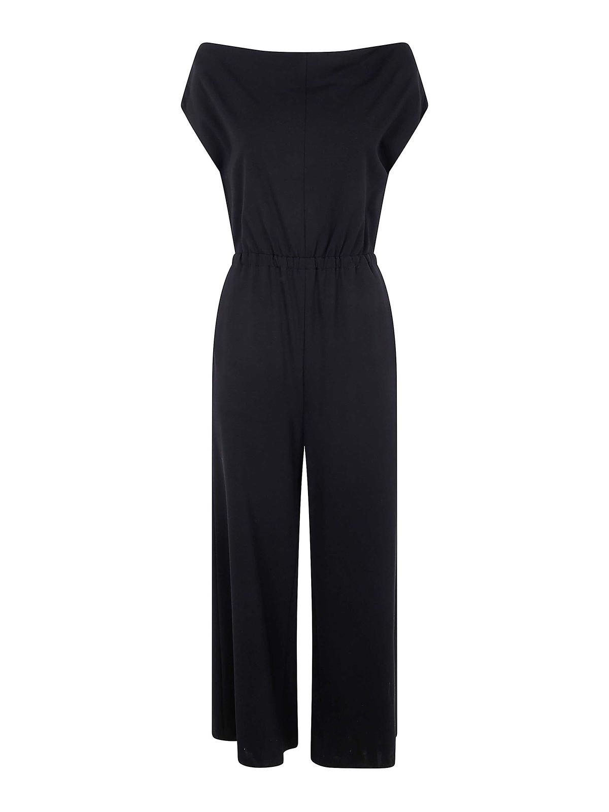 Liviana Conti Viscose Jumpsuit In Black