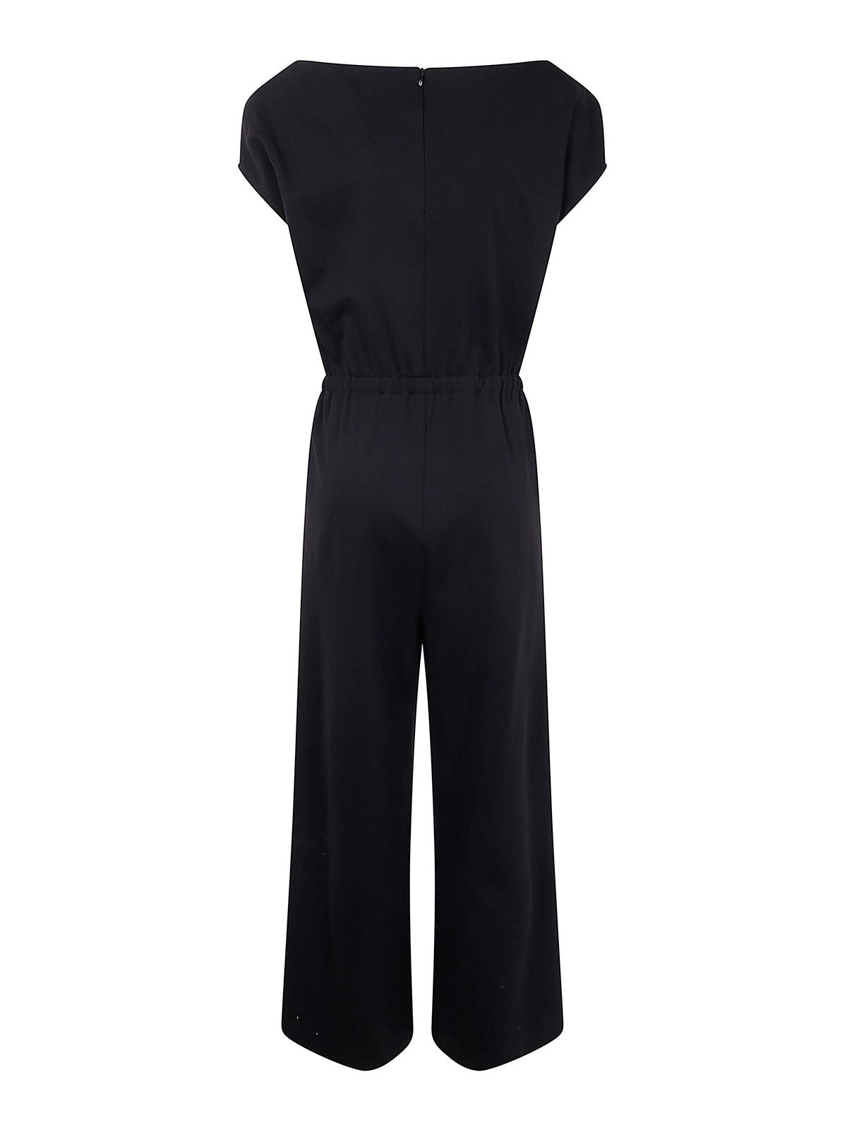 Liviana Conti Viscose Jumpsuit In Black