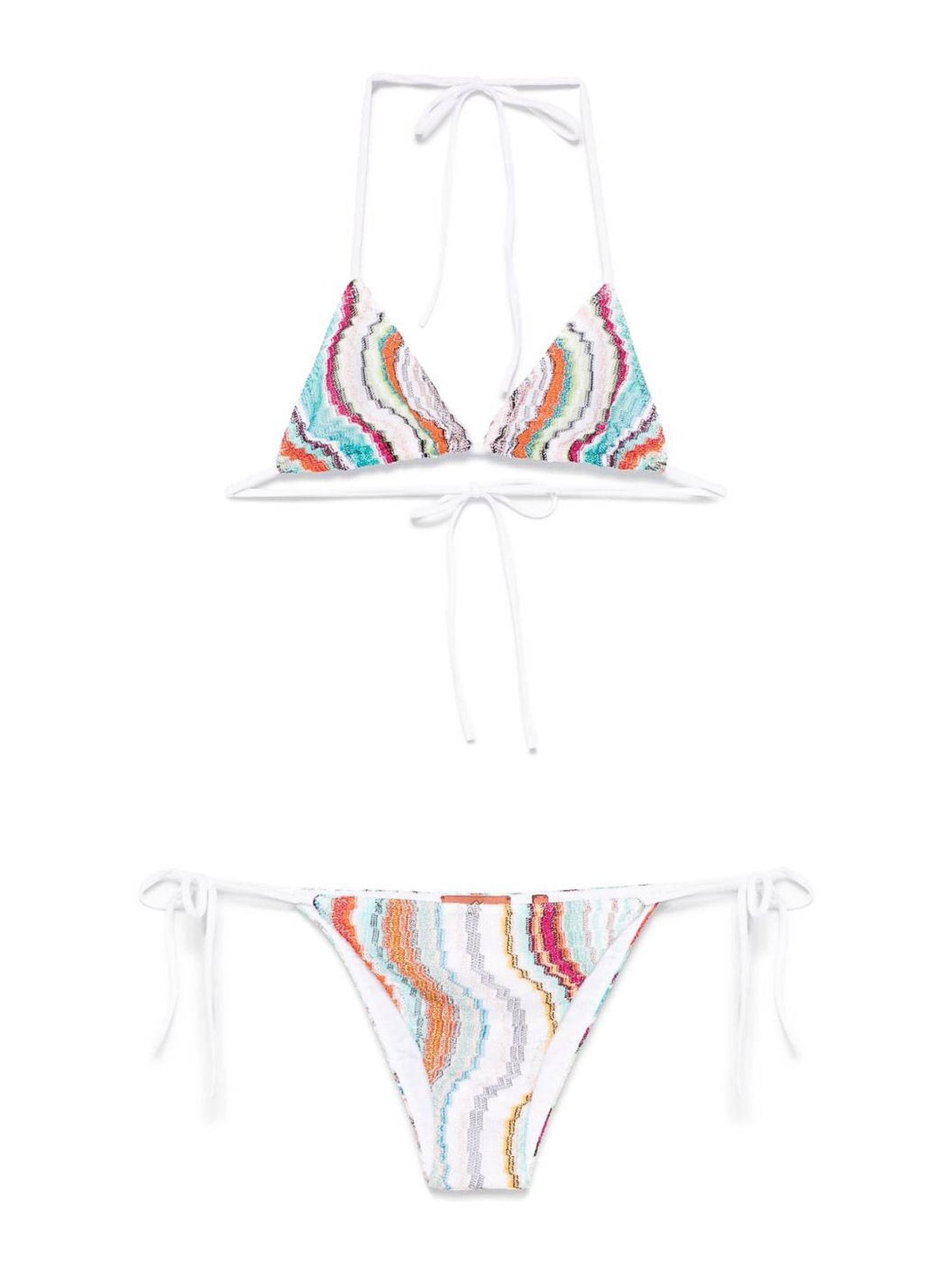 Missoni Zigzag Bikini In White