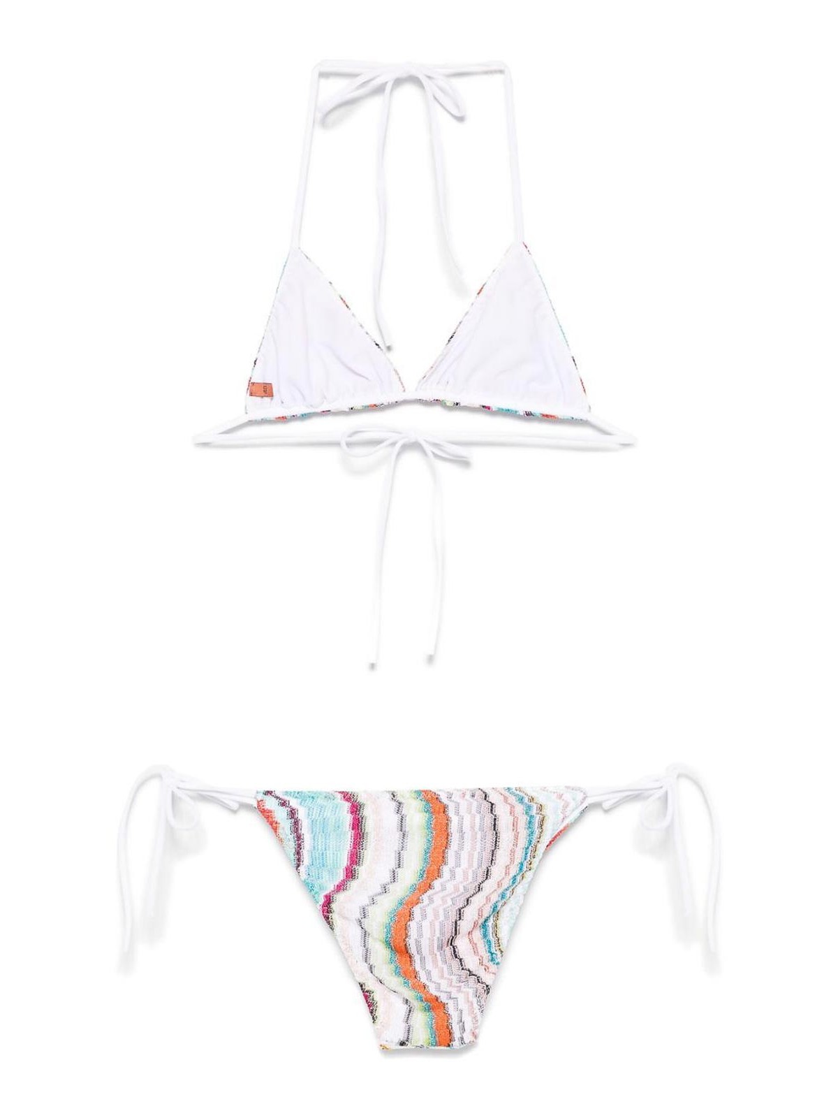 Missoni Zigzag Bikini In White