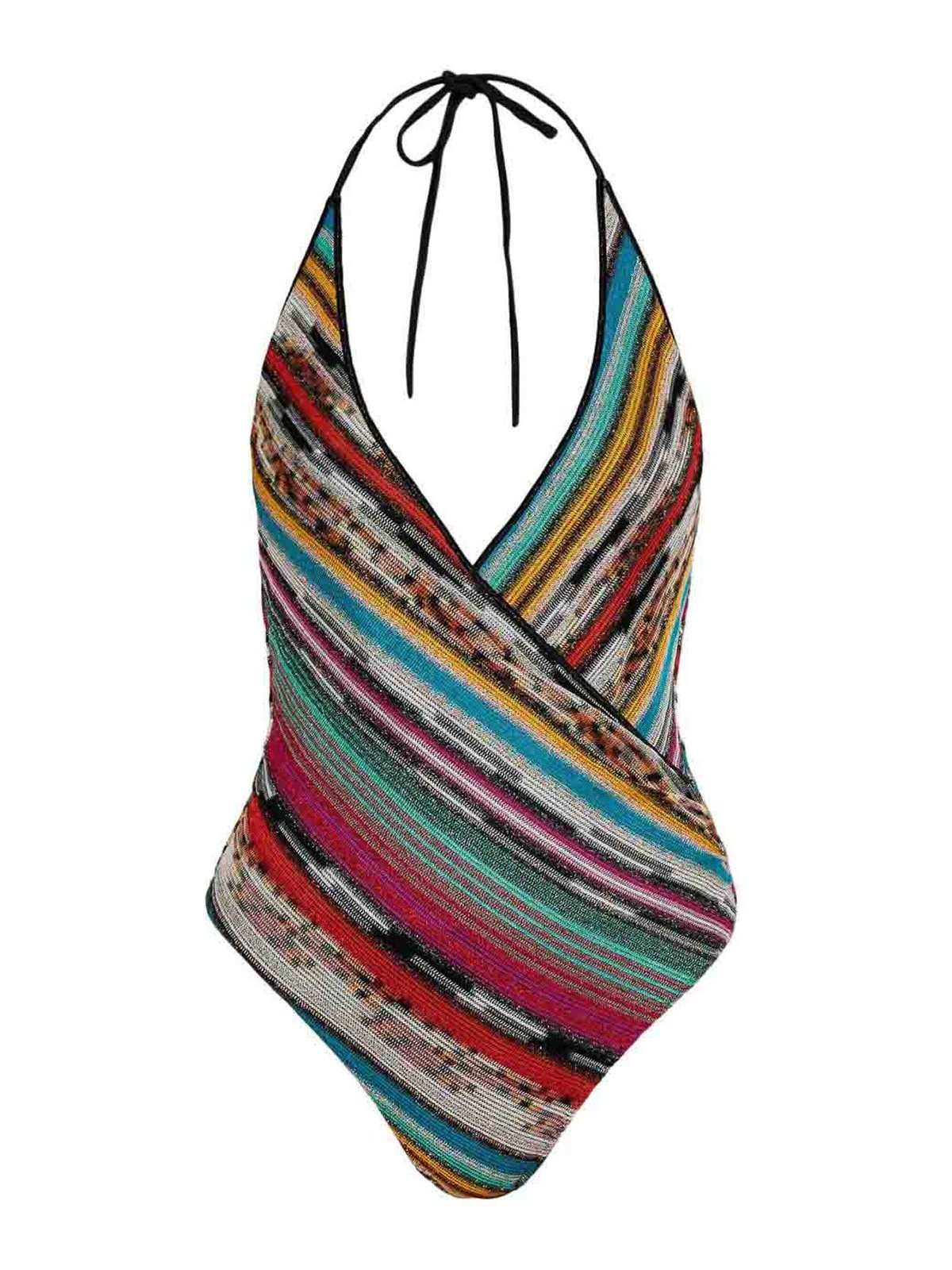Shop Missoni One Piece Swimwear In Black
