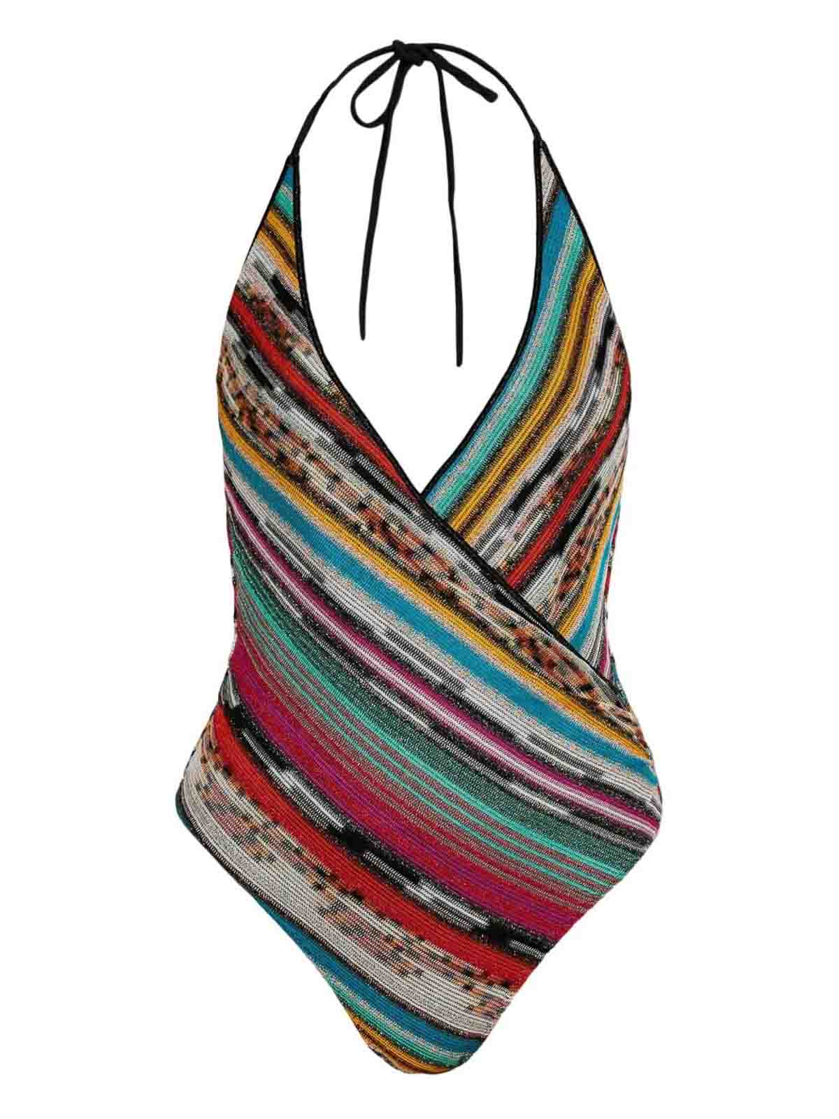 Shop Missoni One Piece Swimwear In Black