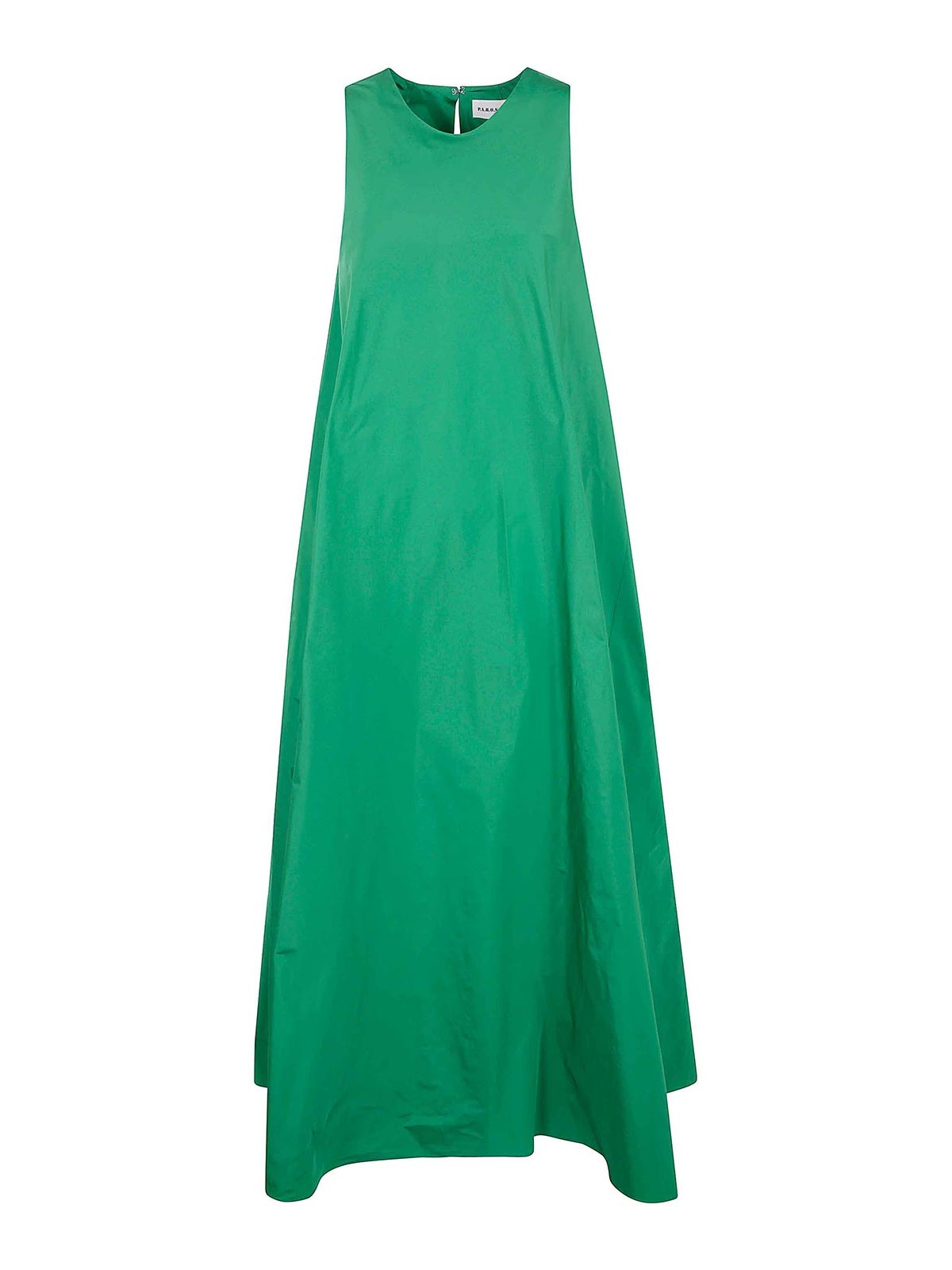 P.a.r.o.s.h Parosh Sleeveless Maxi Dress In Green