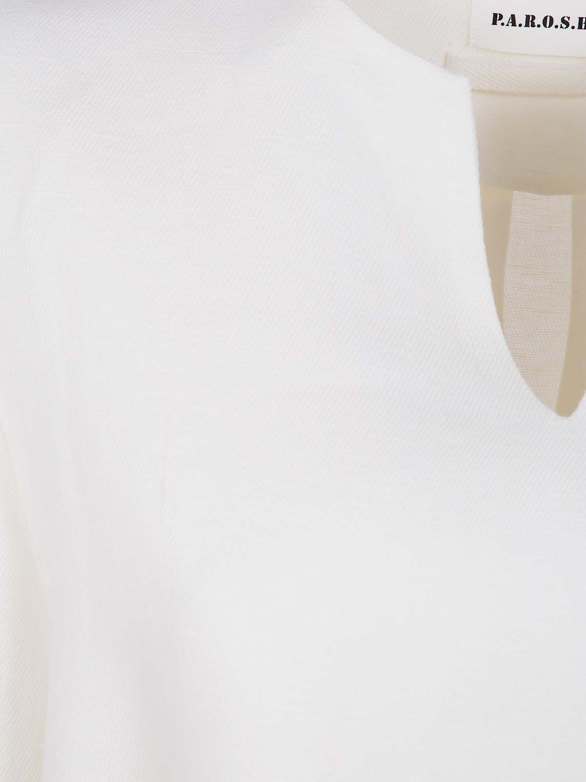 P.a.r.o.s.h Parosh Belted Blouse In White