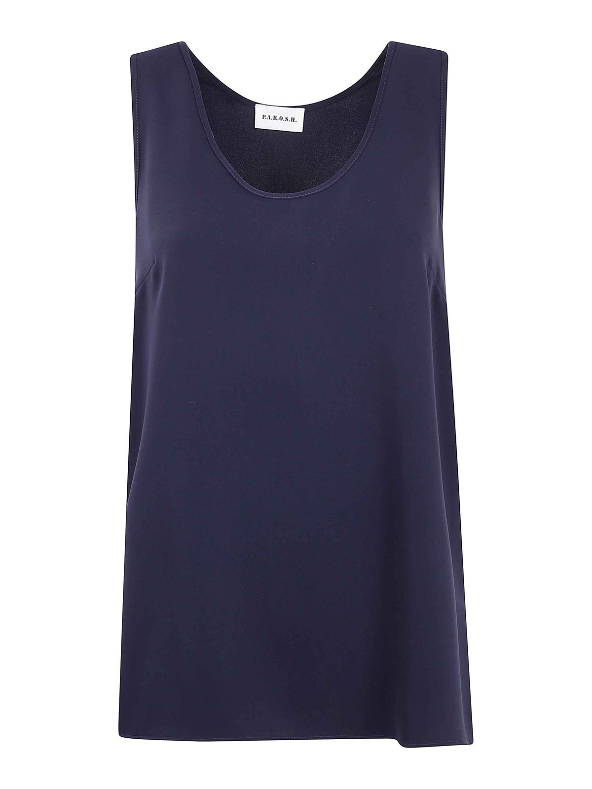 P.a.r.o.s.h Sleeveless Blouse In Blue