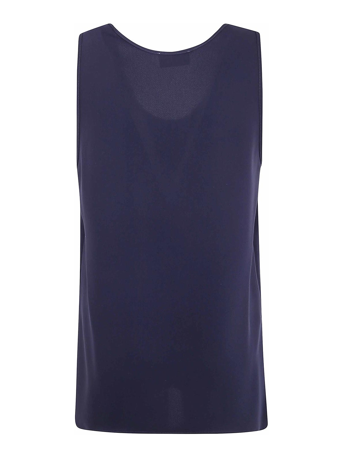 P.a.r.o.s.h Sleeveless Blouse In Blue