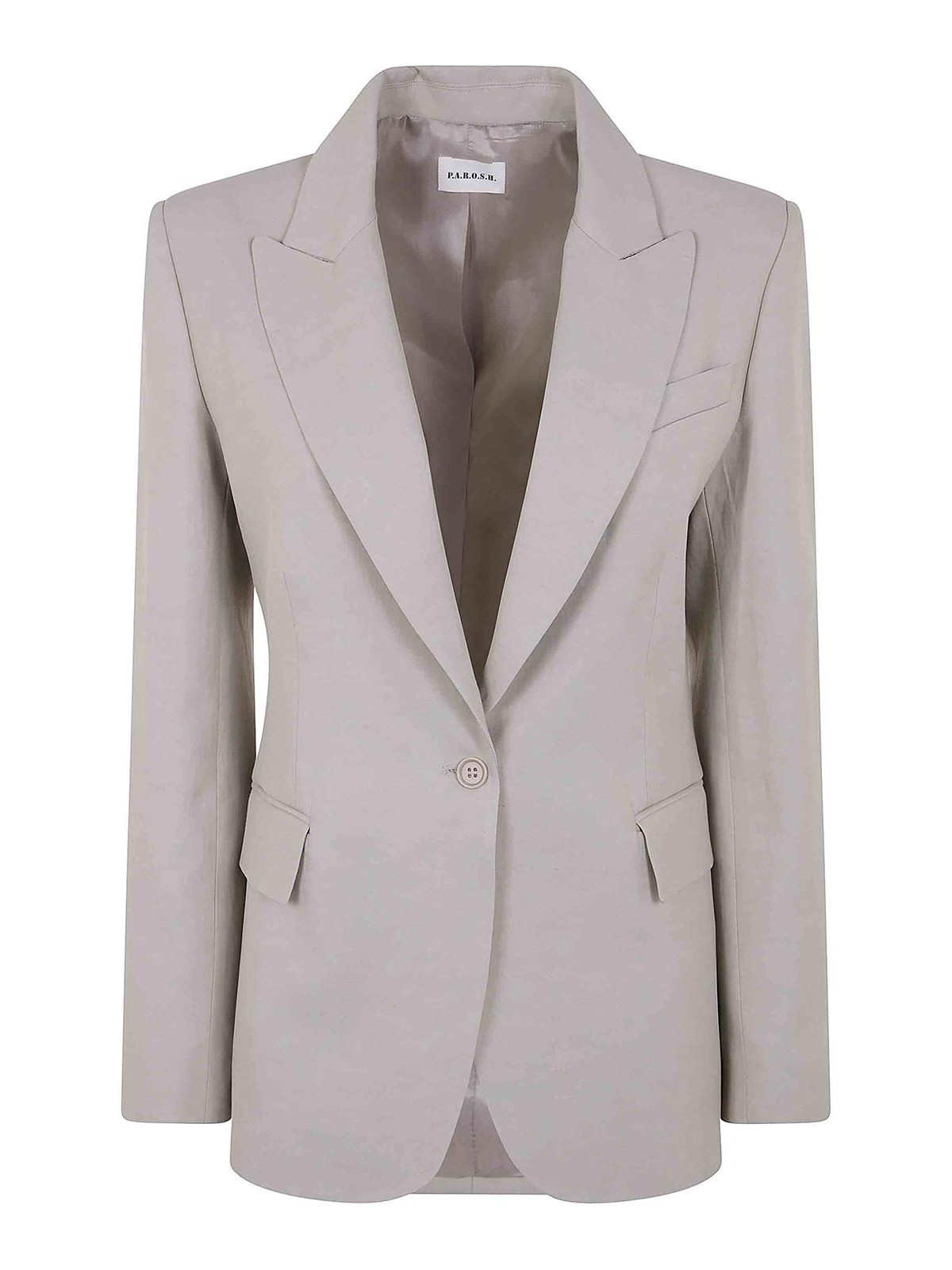 P.a.r.o.s.h Single Breast Jacket In Grey