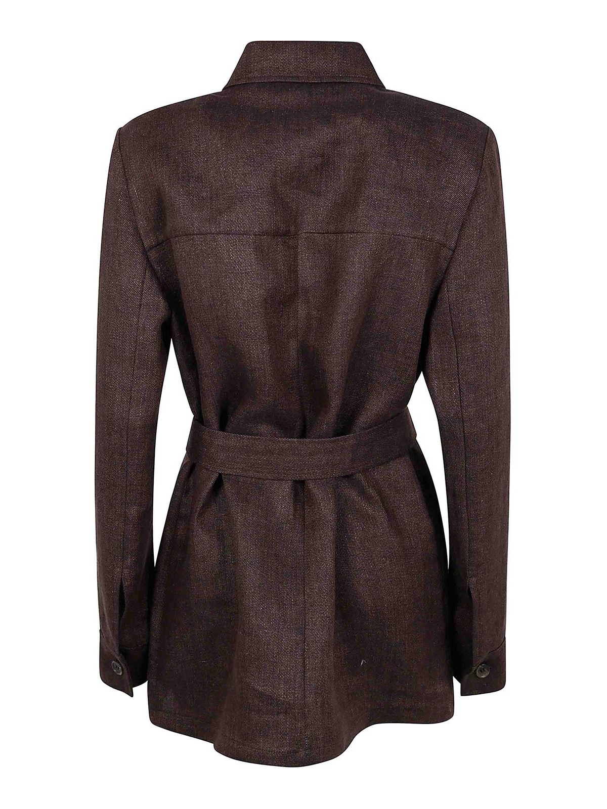 Shop P.a.r.o.s.h Chaqueta Casual - Marrón In Brown