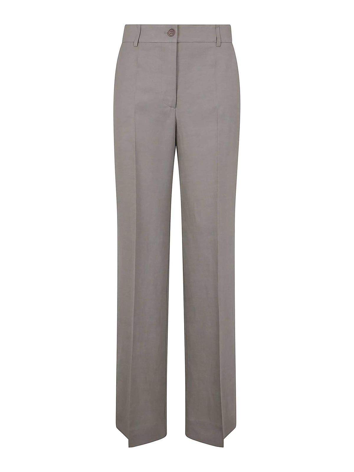P.a.r.o.s.h Parosh Wide Leg Trousers In Grey
