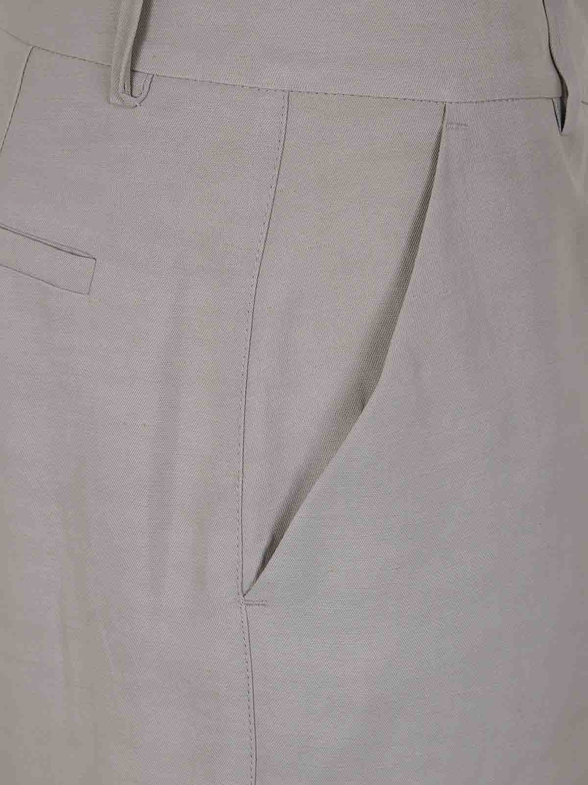 P.a.r.o.s.h Parosh Wide Leg Trousers In Grey