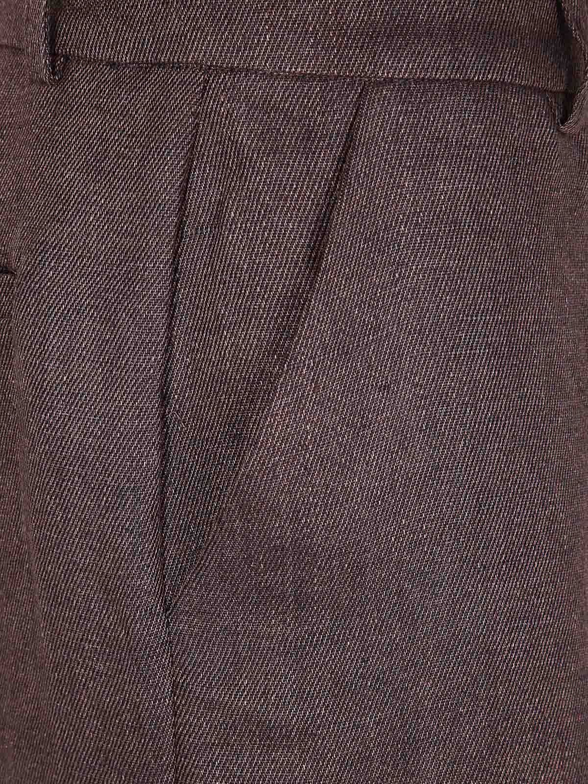 Shop P.a.r.o.s.h Trousers In Brown