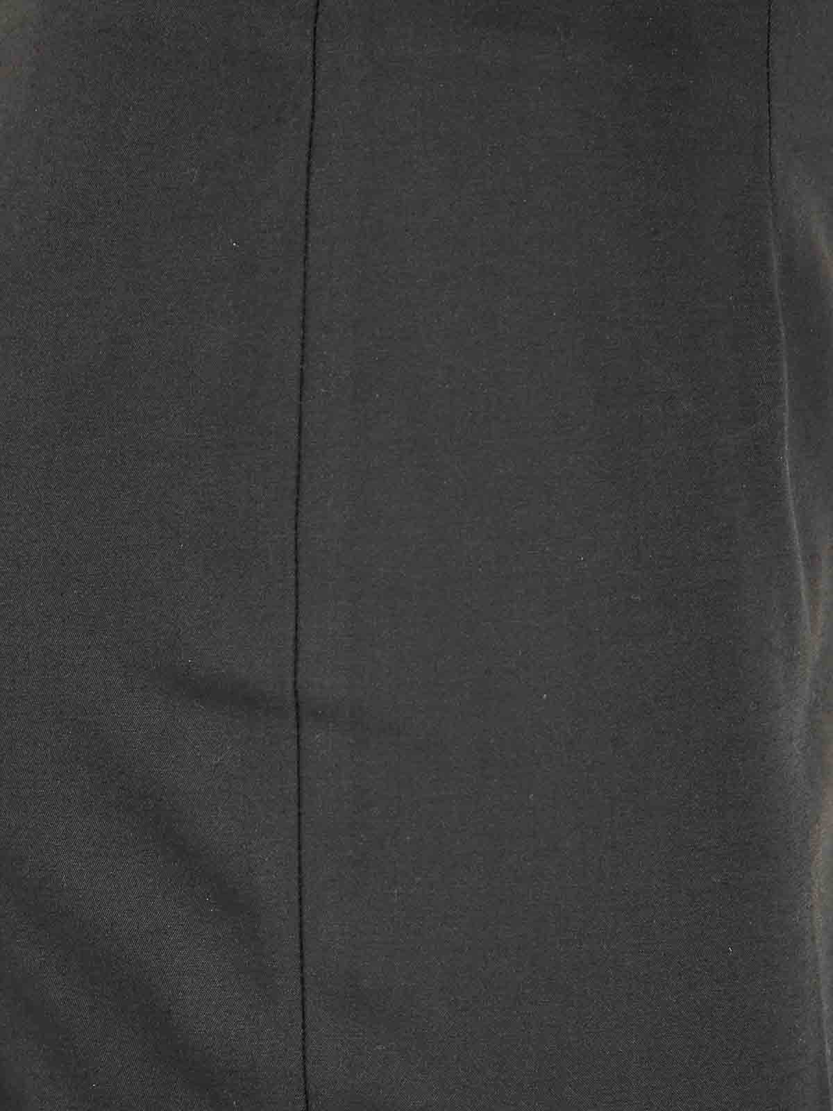 Peserico Cotton Viscose Stretch Trousers In Black