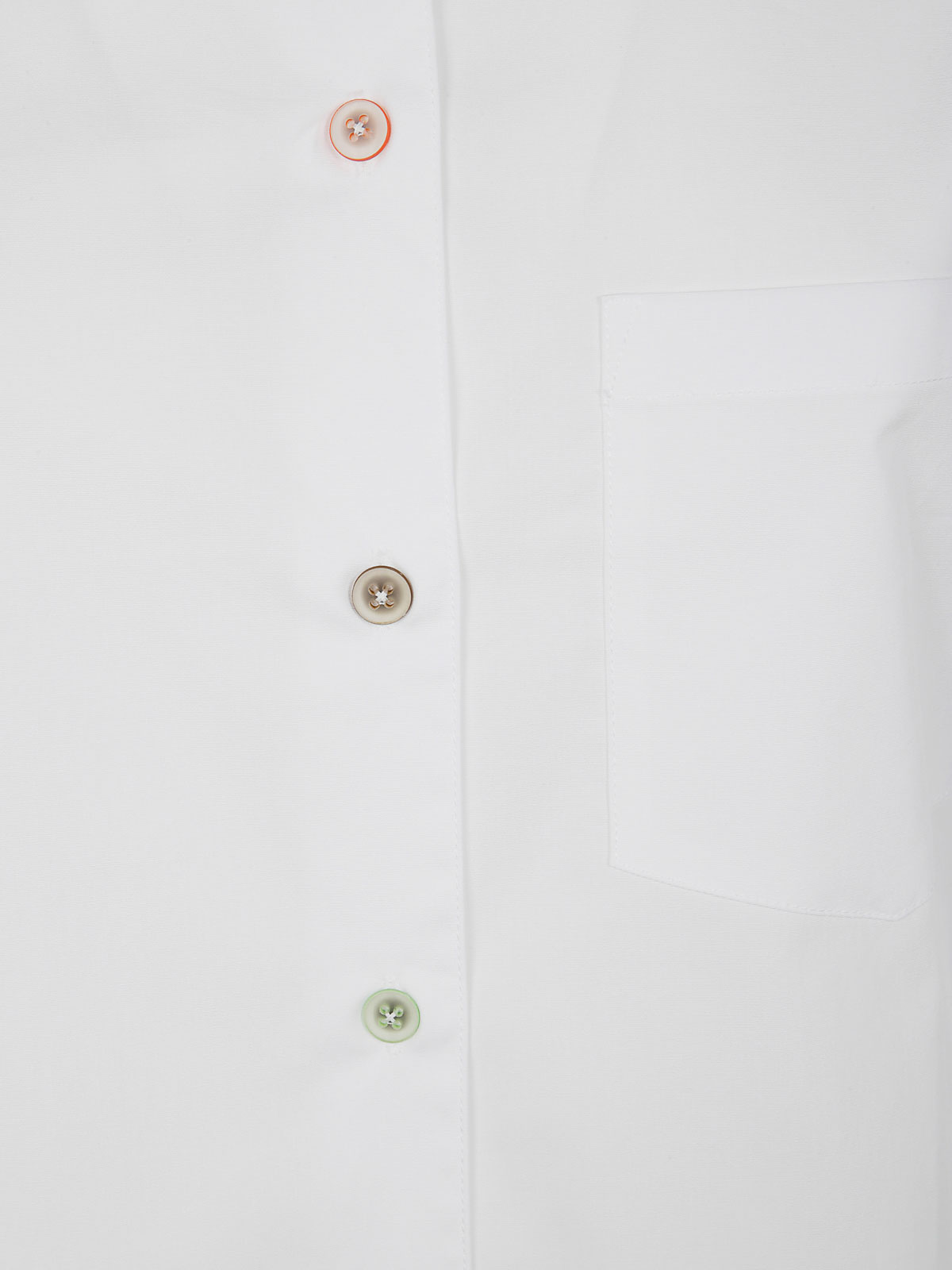 Ps By Paul Smith Ps Paul Smith Stretch Swirl Cuff Shirt In White