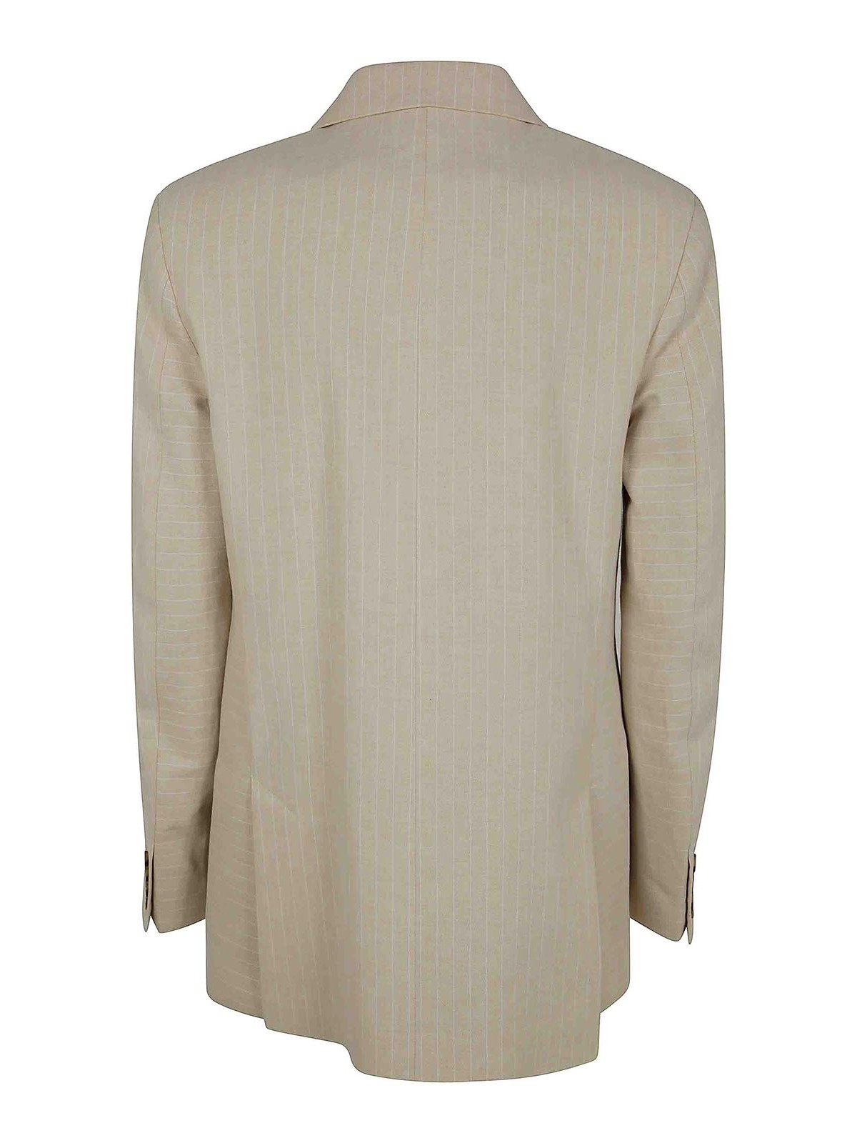 Ps By Paul Smith Ps Paul Smith Single Breasted Striped Blazer In Orange