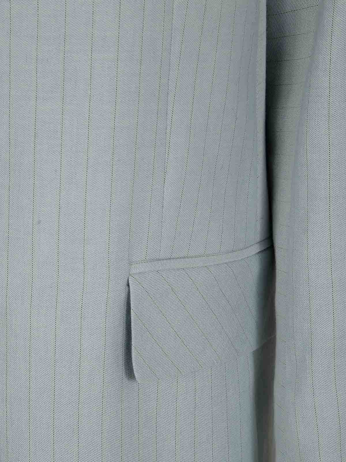 Ps By Paul Smith Ps Paul Smith Single Breasted Striped Blazer In Blue