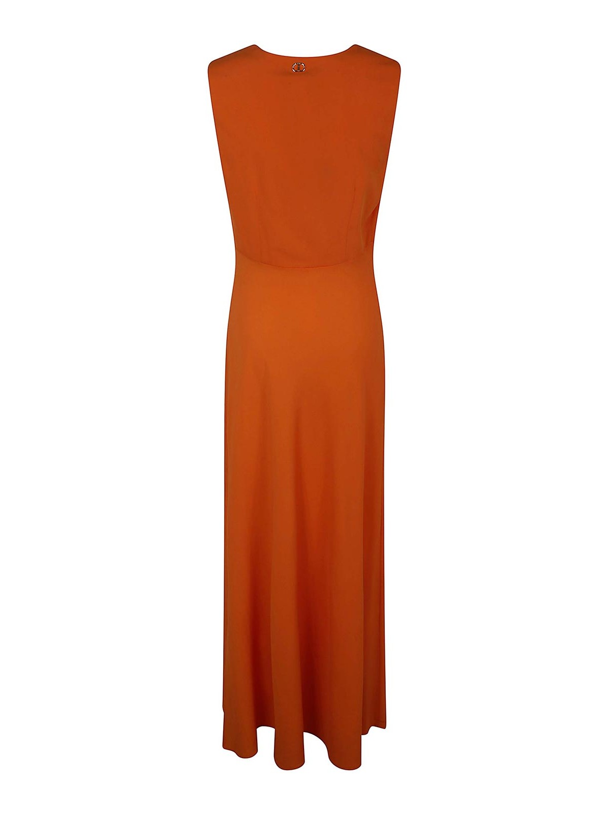 Shop Twinset Vestido Midi - Naranja In Orange