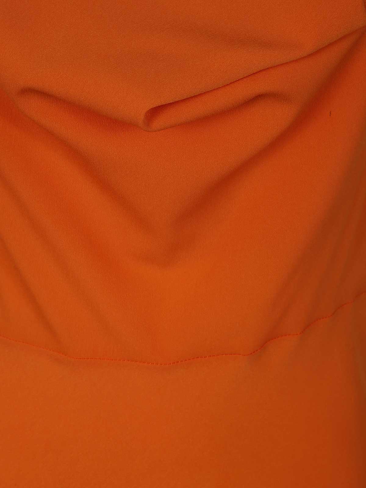 Shop Twinset Vestido Midi - Naranja In Orange