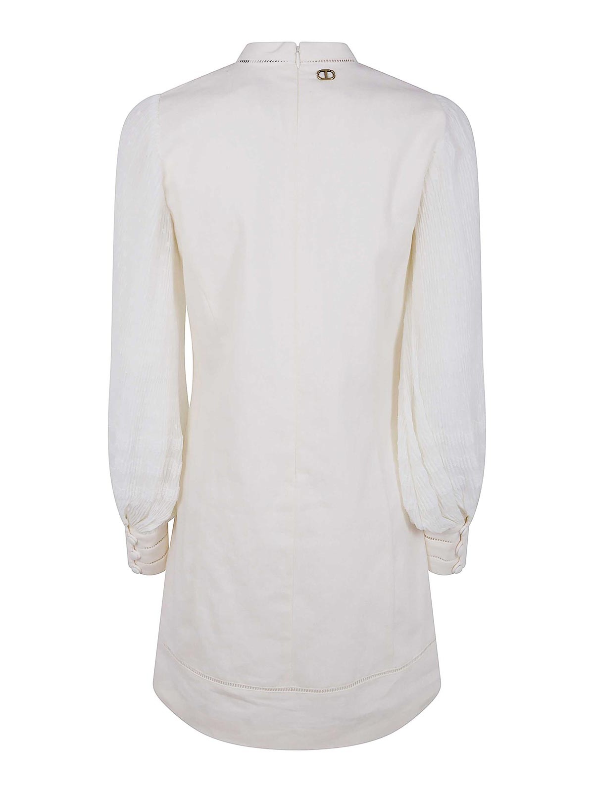 Twinset Twin-set Mini Dress In White