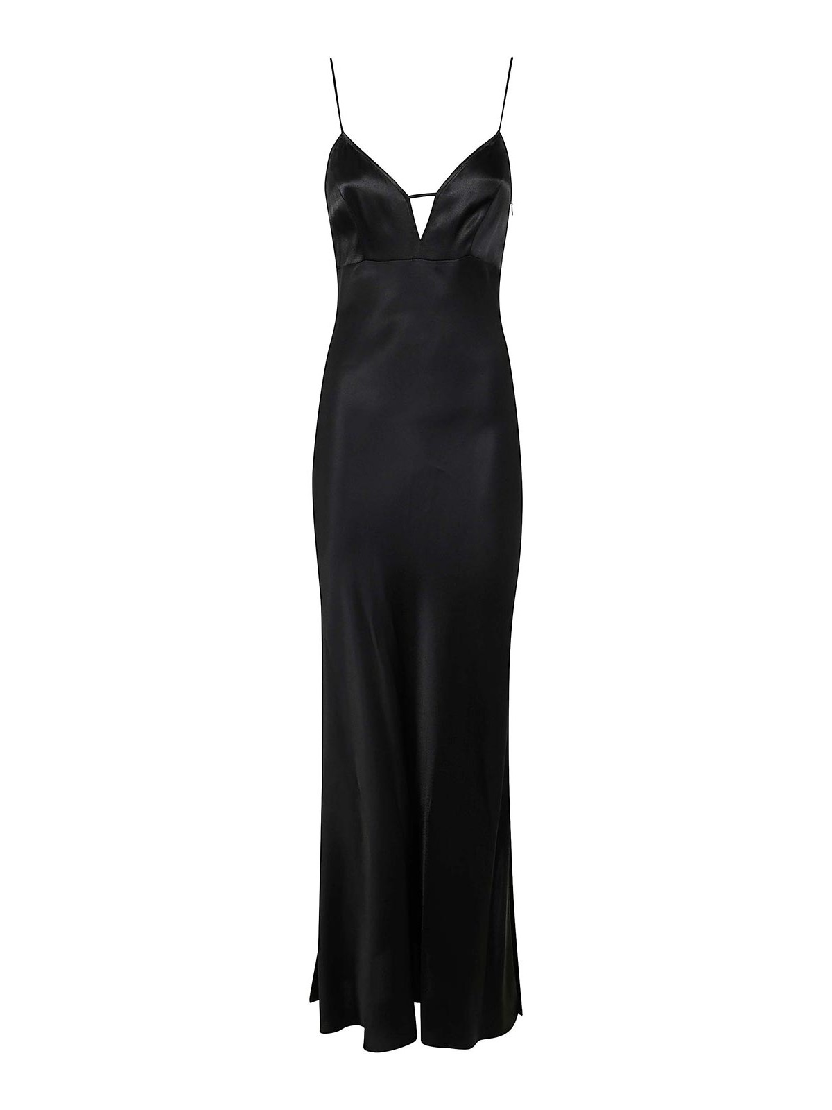 Shop Twinset Long Dress In Black
