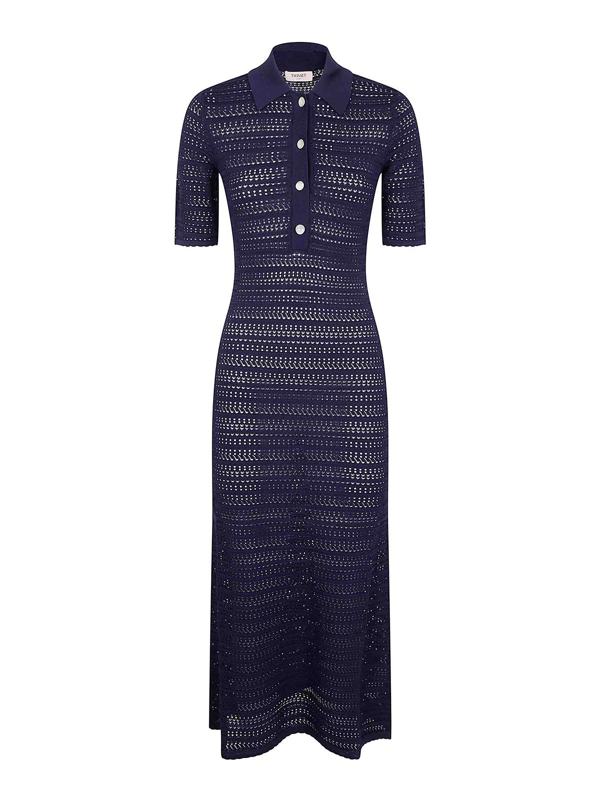 Twinset Long Dress In Blue