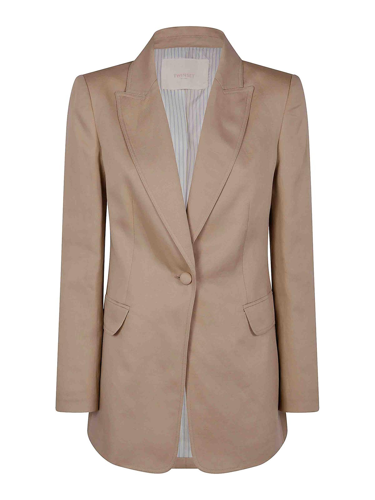 Twinset Twin-set Blazer In Brown