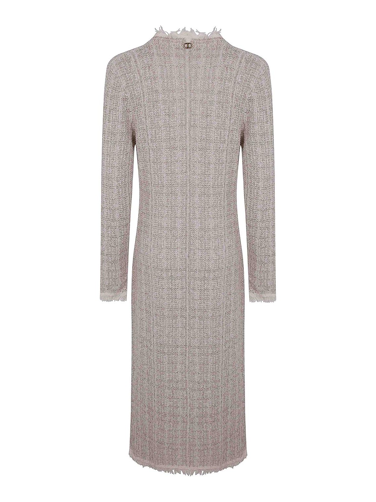 Shop Twinset Maxi Cardigan In White