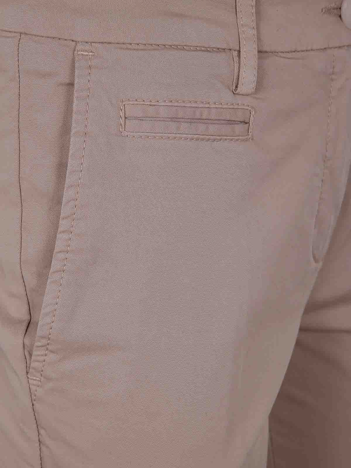 Shop Twinset Regular Trousers In Brown