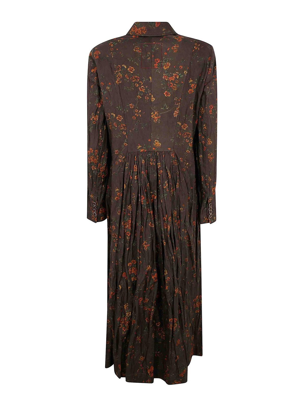 Uma Wang Double-breasted Coat In Brown